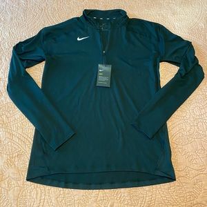 Nike Men’s Dri-FIT Half-Zip Running Top in Black